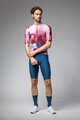 ALÉ Cyklistický dres s krátkym rukávom - SOUND PR-E - biela/bordová