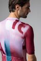 ALÉ Cyklistický dres s krátkym rukávom - SOUND PR-E - biela/bordová
