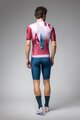 ALÉ Cyklistický dres s krátkym rukávom - SOUND PR-E - biela/bordová