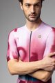 ALÉ Cyklistický dres s krátkym rukávom - SOUND PR-E - biela/bordová