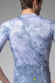 ALÉ Cyklistický dres s krátkym rukávom - MARBLE PR-E - biela/modrá
