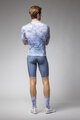 ALÉ Cyklistický dres s krátkym rukávom - MARBLE PR-E - biela/modrá