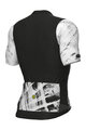 ALÉ Cyklistický dres s krátkym rukávom - PALM PR-E - čierna/biela