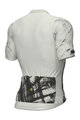 ALÉ Cyklistický dres s krátkym rukávom - PALM PR-E - biela/zelená