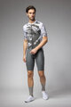 ALÉ Cyklistický dres s krátkym rukávom - PALM PR-E - biela/zelená