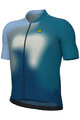 ALÉ Cyklistický dres s krátkym rukávom - FLASH PR-E - modrá/biela