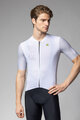 ALÉ Cyklistický dres s krátkym rukávom - FOLLOW ME PR-E - biela