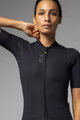 ALÉ Cyklistický dres s krátkym rukávom - COLOR BLOCK PRAGMA - čierna