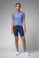 ALÉ Cyklistický dres s krátkym rukávom - COLOR BLOCK PRAGMA - modrá