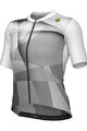 ALÉ Cyklistický dres s krátkym rukávom - SPRINTER R-EV1 - biela/fialová/šedá