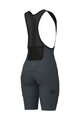 ALÉ Cyklistické nohavice krátke s trakmi - GRAVEL-PRO OFF ROAD - šedá
