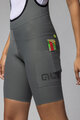 ALÉ Cyklistické nohavice krátke s trakmi - GRAVEL-PRO OFF ROAD - zelená