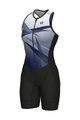 ALÉ Cyklistická kombinéza - HORIZON TRIATHLON - modrá/čierna