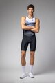 ALÉ Cyklistická kombinéza - HORIZON TRIATHLON - biela/šedá/čierna