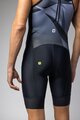 ALÉ Cyklistická kombinéza - HORIZON TRIATHLON - biela/šedá/čierna