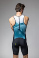 ALÉ Cyklistická kombinéza - HORIZON TRIATHLON - biela/modrá/čierna
