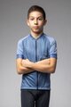 ALÉ Cyklistický dres s krátkym rukávom - FOLLOW ME KID - modrá