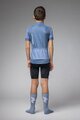ALÉ Cyklistický dres s krátkym rukávom - FOLLOW ME KID - modrá