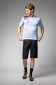 ALÉ Cyklistický dres s krátkym rukávom - RUGGED OFF ROAD - modrá