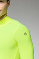 ALÉ Cyklistický dres s dlhým rukávom zimný - PRAGMA FONDO 3.0 - žltá