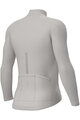 ALÉ Cyklistický dres s dlhým rukávom zimný - PRAGMA FONDO 3.0 - biela