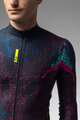 ALÉ Cyklistický dres s dlhým rukávom zimný - PRAGMA ZANZIBAR - čierna/viacfarebná