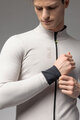 ALÉ Cyklistická vetruodolná bunda - PRAGMA FONDO 3.0 - biela/čierna