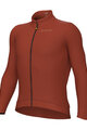 ALÉ Cyklistický dres s dlhým rukávom zimný - PR-E FOLLOW ME 2.0 - hnedá