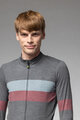 ALÉ Cyklistický dres s dlhým rukávom zimný - WOOL LINE - šedá