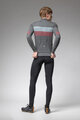 ALÉ Cyklistický dres s dlhým rukávom zimný - WOOL LINE - šedá