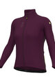 ALÉ Cyklistický dres s dlhým rukávom zimný - PRAGMA FONDO 3.0 LADY - fialová