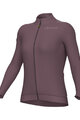 ALÉ Cyklistický dres s dlhým rukávom zimný - PR-E FOLLOW ME 2.0 LADY - fialová