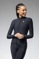 ALÉ Cyklistický dres s dlhým rukávom zimný - R-EV1 WARM RACE 2.0 LADY - čierna