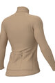 ALÉ Cyklistický dres s dlhým rukávom zimný - R-EV1 WARM RACE 2.0 LADY - ivory