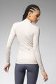 ALÉ Cyklistický dres s dlhým rukávom zimný - R-EV1 WARM RACE 2.0 LADY - ivory