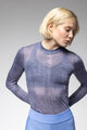 ALÉ Cyklistické tričko s dlhým rukávom - INTIMO KNITTED - modrá