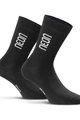 NEON Cyklistické ponožky klasické - NEON 3D - čierna/biela