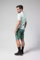 GOBIK Cyklistický dres s krátkym rukávom - STARK - biela/svetlo zelená
