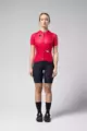 GOBIK Cyklistický dres s krátkym rukávom - STARK W - červená/ružová