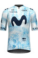 GOBIK Cyklistický dres s krátkym rukávom - ODYSSEY MOVISTAR TEAM 24 - svetlo modrá/biela