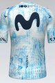 GOBIK Cyklistický dres s krátkym rukávom - ODYSSEY MOVISTAR TEAM 24 - svetlo modrá/biela