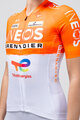 GOBIK Cyklistický dres s krátkym rukávom - ODYSSEY INEOS GRENADIERS 26 - biela/oranžová
