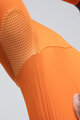 GOBIK Cyklistický dres s dlhým rukávom zimný - PACER SOLID 2.0 - oranžová