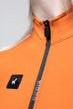 GOBIK Cyklistický dres s dlhým rukávom zimný - PACER SOLID 2.0 - oranžová