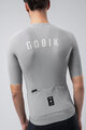 GOBIK Cyklistický dres s krátkym rukávom - CX SOLID - šedá