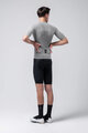 GOBIK Cyklistický dres s krátkym rukávom - CX SOLID - šedá