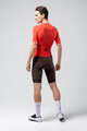 GOBIK Cyklistický dres s krátkym rukávom - CX SOLID - červená