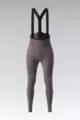 GOBIK Cyklistické nohavice dlhé s trakmi - ABSOLUTE 6.0 WOMEN - šedá