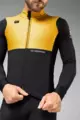 GOBIK Cyklistická zateplená bunda - MIST BLEND - žltá/čierna