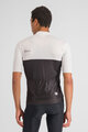 SPORTFUL Cyklistický dres s krátkym rukávom - PISTA - čierna/biela